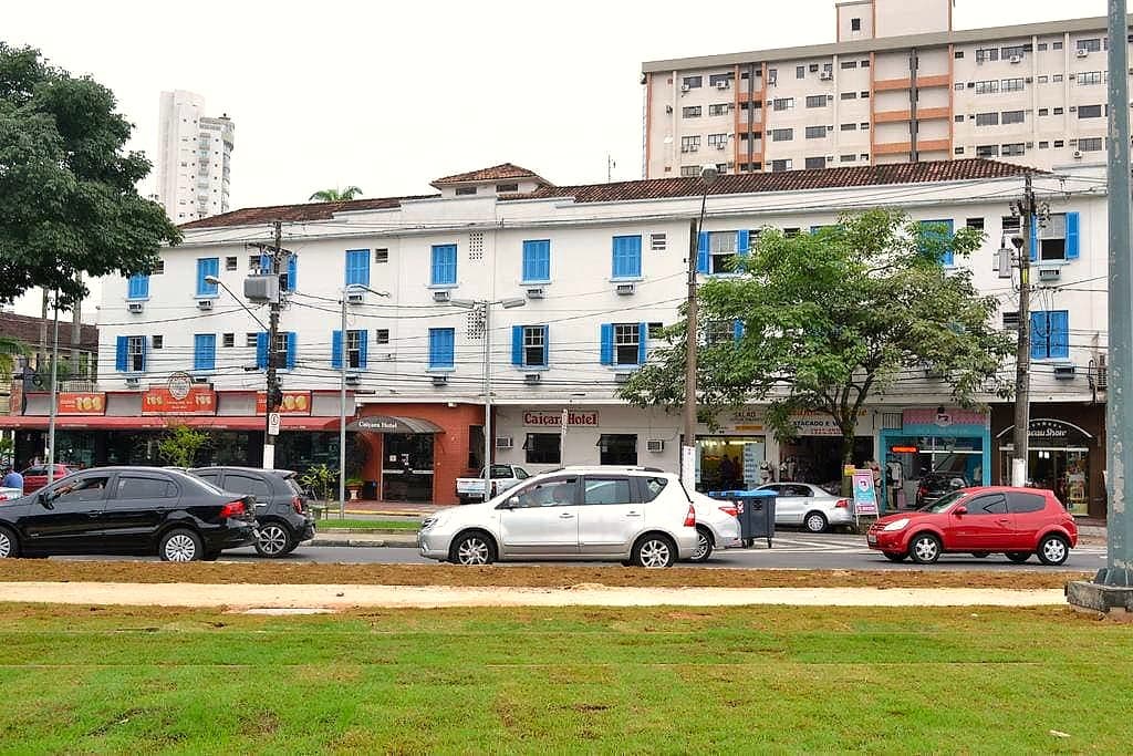 Fachada do Caiçara Hotel
